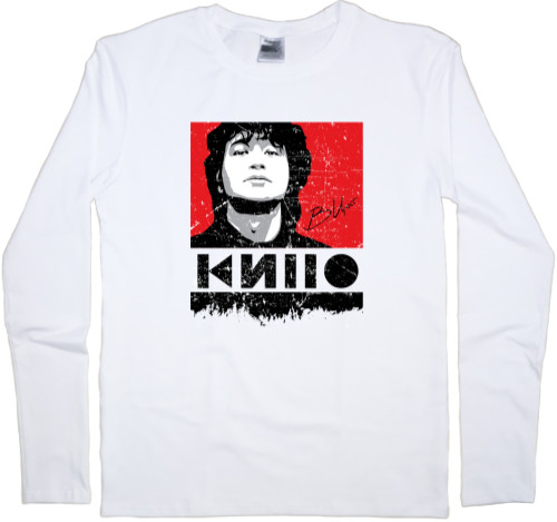 Men's Longsleeve Shirt - Цой Кино - Mfest