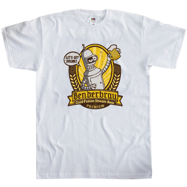 Kids' T-Shirt Fruit of the loom - Benderbrau Футиурама - Mfest