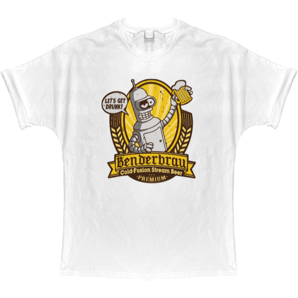 T-shirt Oversize - Benderbrau Футиурама - Mfest