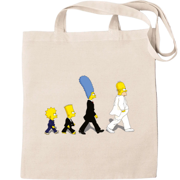 Tote Bag - Simpsons Abbey Road - Mfest