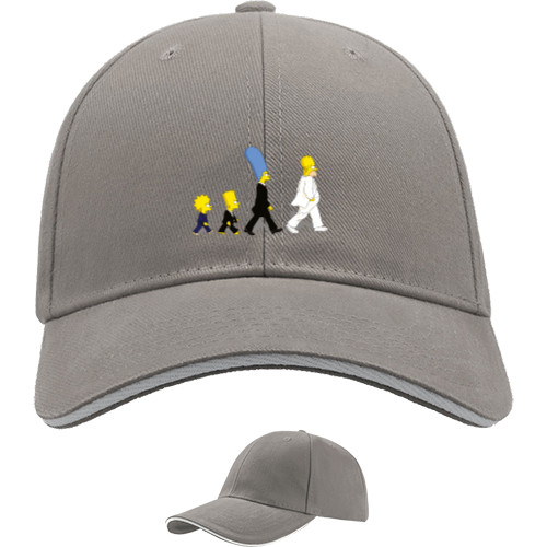 Sandwich Baseball Cap - Simpsons Abbey Road - Mfest