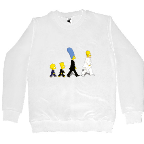 Men’s Premium Sweatshirt - Simpsons Abbey Road - Mfest