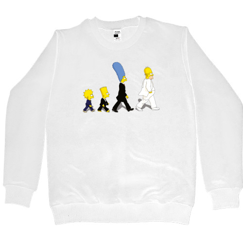 Women's Premium Sweatshirt - Simpsons Abbey Road - Mfest