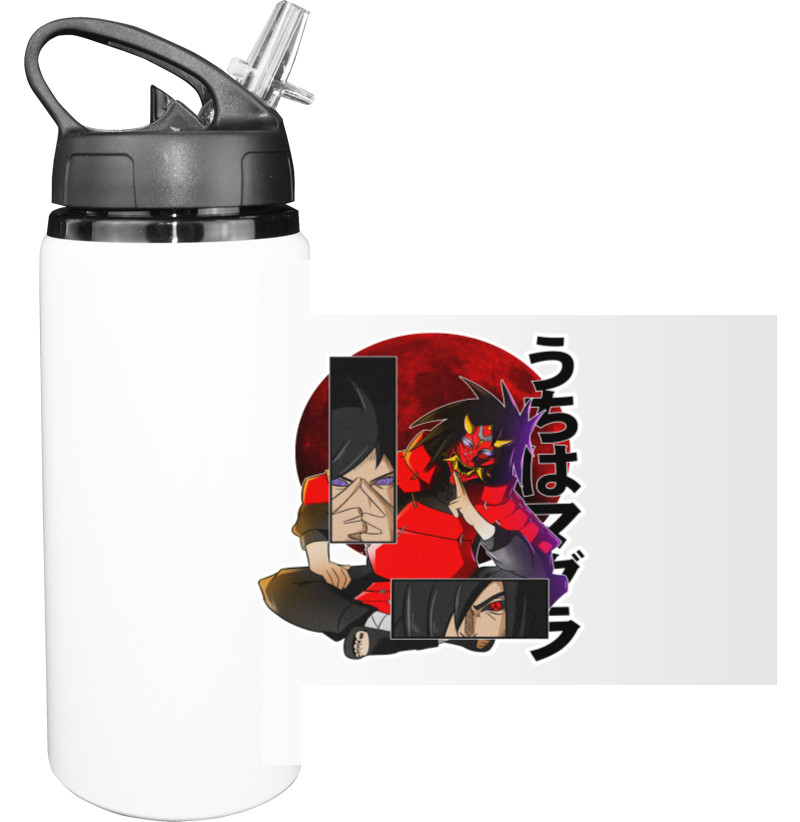 Sport Water Bottle - Мадара Учиха маска Они - Mfest