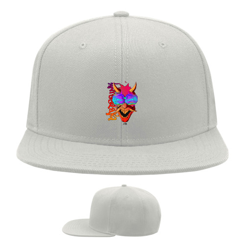 Snapback Baseball Cap - Маска ОНИ Киберпанк - Mfest