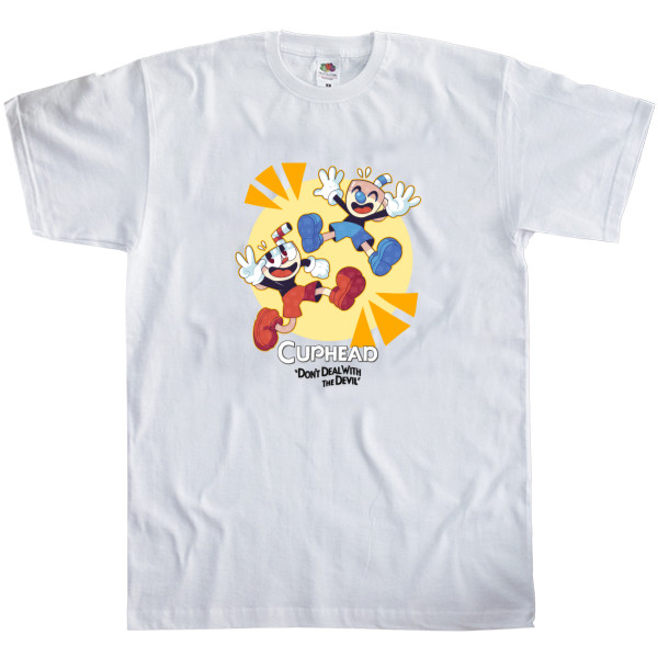 Men's T-Shirt Fruit of the loom - CupHead (2) - Mfest