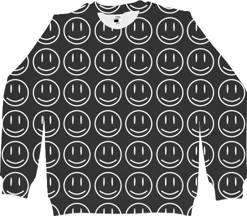 Men's Sweatshirt 3D - Smile (смайлики) - Mfest