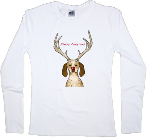 Women's Longsleeve Shirt - Marry Christmas - Mfest