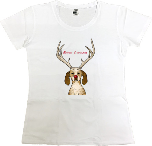 Women's Premium T-Shirt - Marry Christmas - Mfest