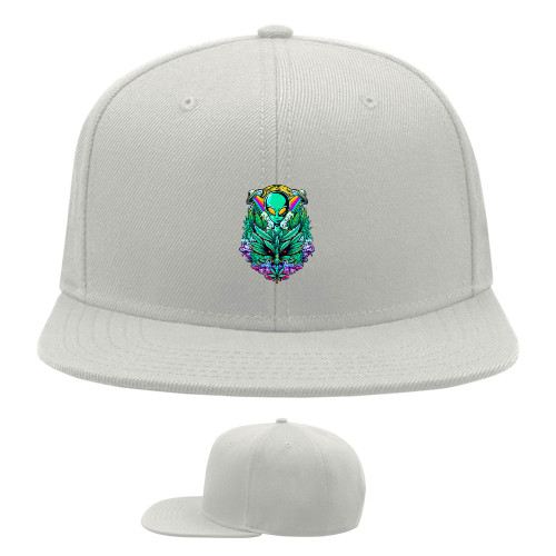 Snapback Baseball Cap - Alien Space - Mfest