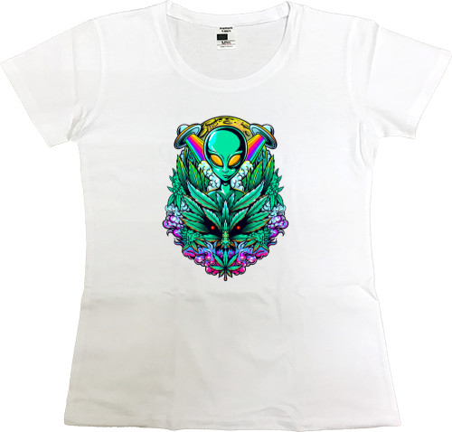 Women's Premium T-Shirt - Alien Space - Mfest