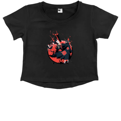 Kids' Premium Cropped T-Shirt - Итачи Учиха - Mfest