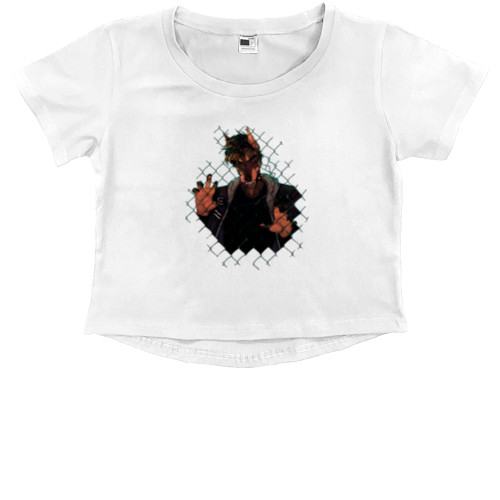 Kids' Premium Cropped T-Shirt - Let me out - Mfest