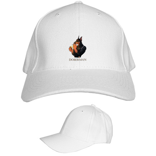 Kids' Baseball Cap 6-panel - Cool Doberman - Mfest