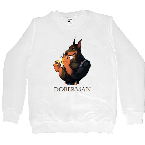 Women's Premium Sweatshirt - Cool Doberman - Mfest