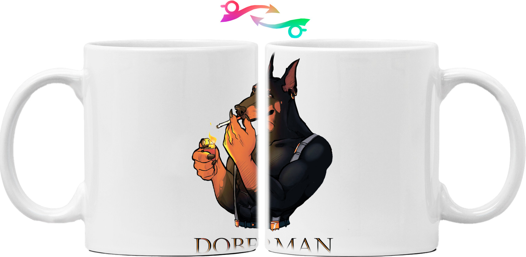 Mug - Cool Doberman - Mfest