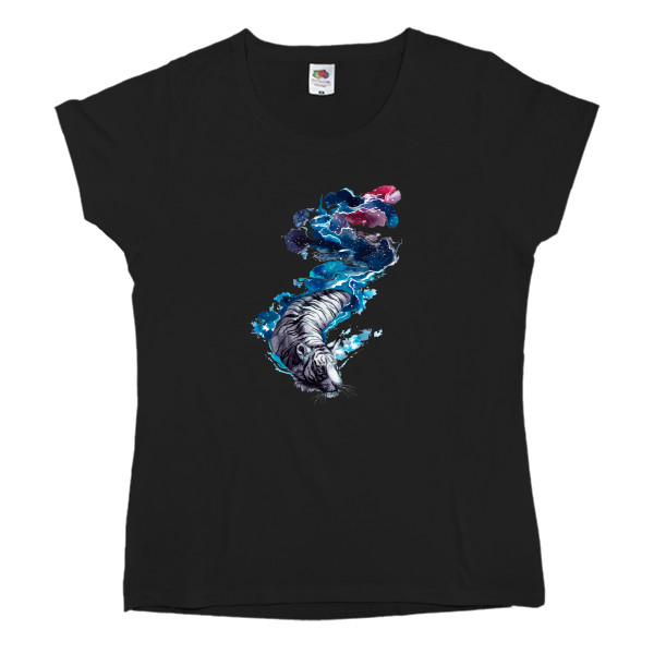 Women's T-shirt Fruit of the loom - Магический Тигр - Mfest