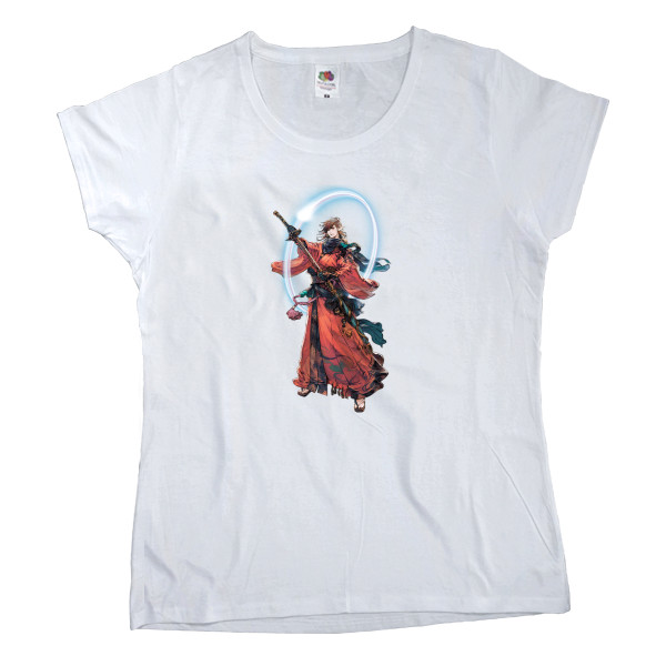 Women's T-shirt Fruit of the loom - Самурай - Mfest