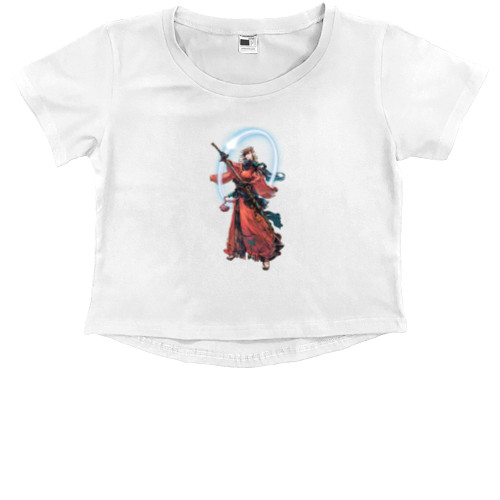 Kids' Premium Cropped T-Shirt - Самурай - Mfest