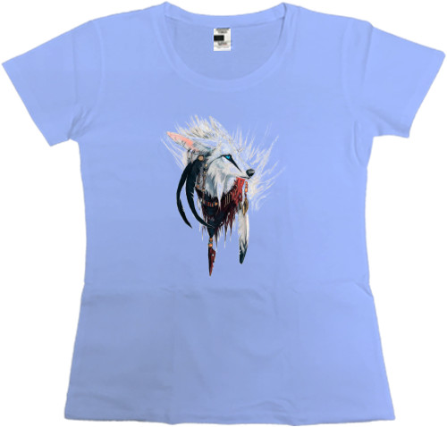 Women's Premium T-Shirt - Белый лис - Mfest