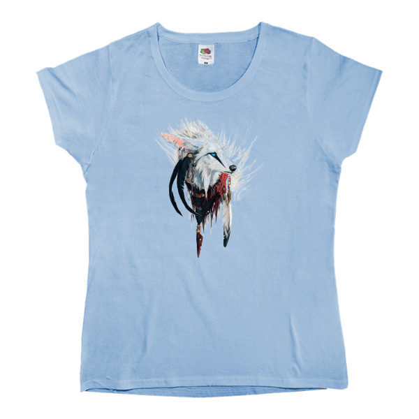 Women's T-shirt Fruit of the loom - Белый лис - Mfest