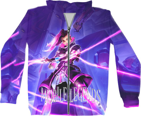 Unisex Zip-through Hoodie 3D - Mobile Legends NEW - Mfest