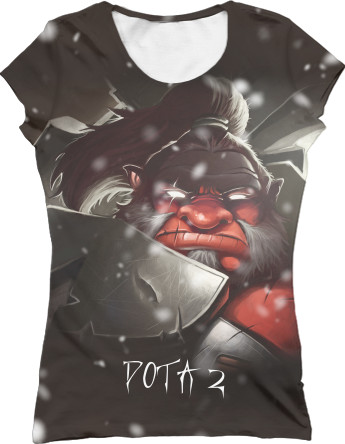 Women's T-Shirt 3D - Dota Axe - Mfest