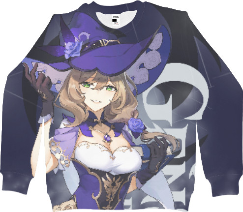 Men's Sweatshirt 3D - lisa genshin impact - Mfest