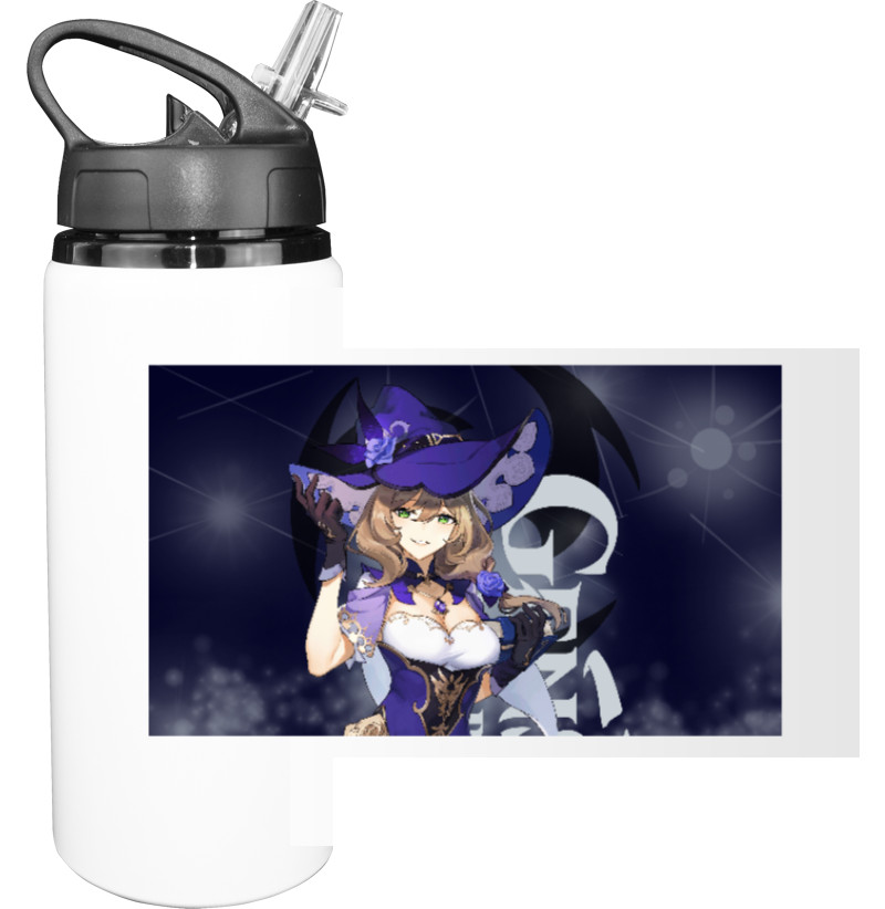 Sport Water Bottle - lisa genshin impact - Mfest