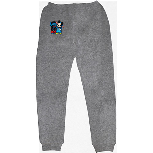 Men's Sweatpants - Стич и Микки Маус - Mfest