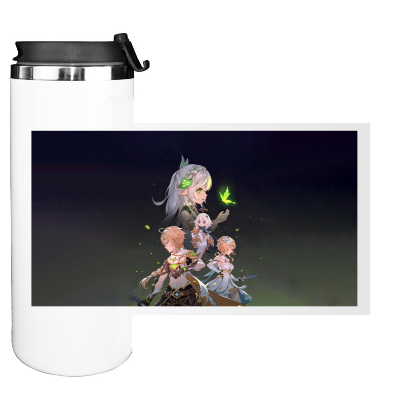 Water Bottle on Tumbler - Genshin Impact Nahida - Mfest