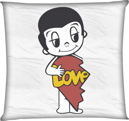 Square Throw Pillow - Love 2 Половинка сердца - Mfest