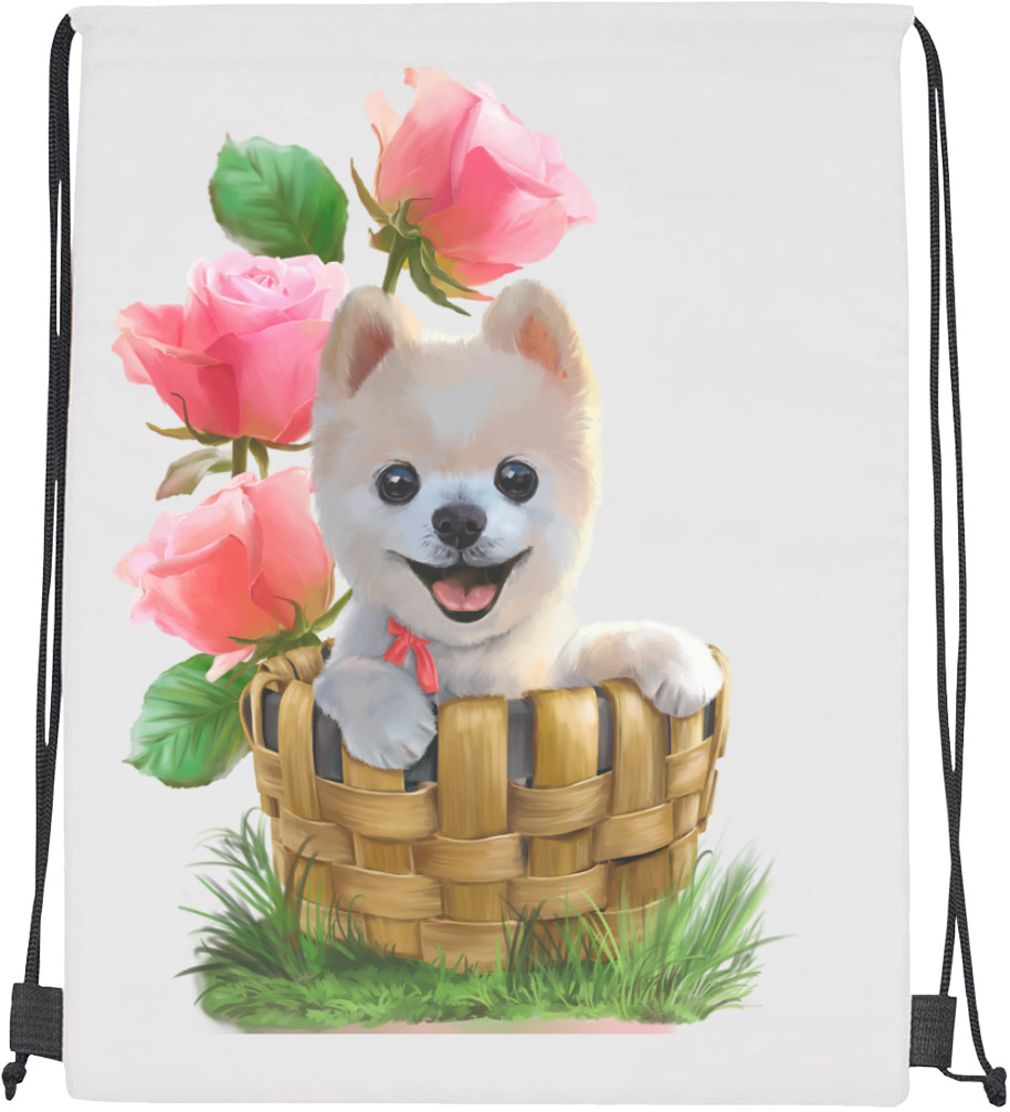 Drawstring Bag - Померанский шпиц - Mfest