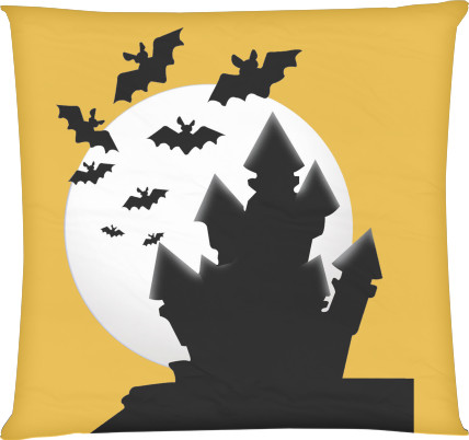 Square Throw Pillow - Halloween 19 - Mfest