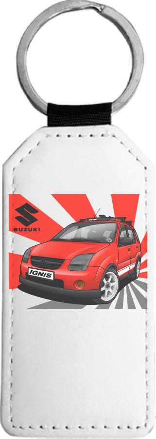 Брелок прямоугольный - Suzuki - Logo 7 - Mfest