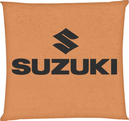 Подушка квадратна - SUZUKI - LOGO 2 - Mfest