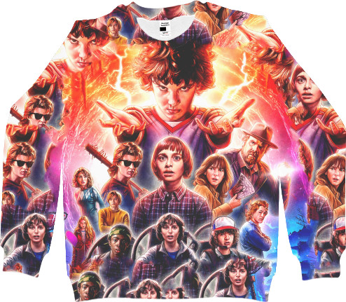 Men's Sweatshirt 3D - Stranger Things - Mfest