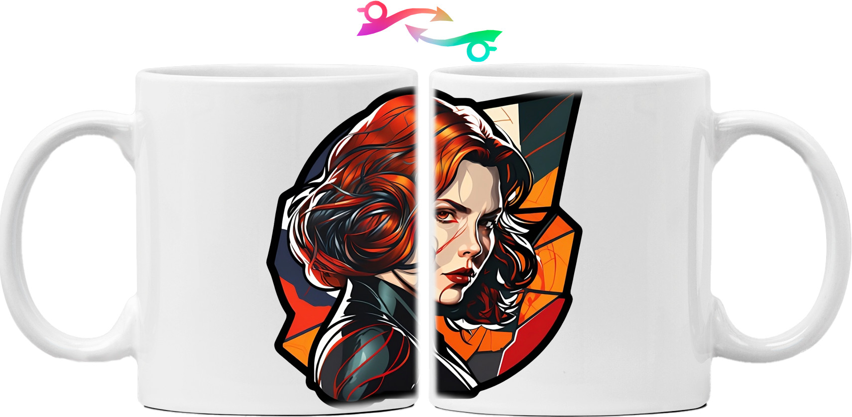 Black Widow Mosaic Style