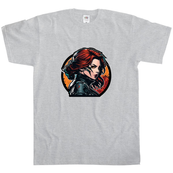 Men's T-Shirt Fruit of the loom - Formidable Black Widow - Mfest