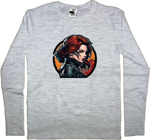 Men's Longsleeve Shirt - Formidable Black Widow - Mfest