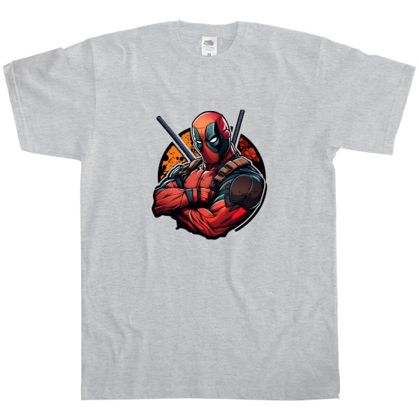 Deadpool - Men's T-Shirt Fruit of the loom - Classic Deadpool - Mfest