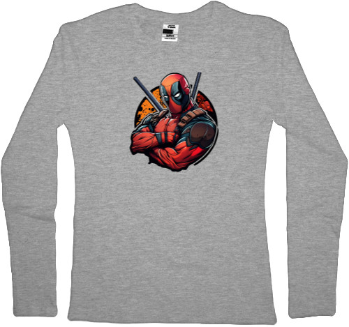 Women's Longsleeve Shirt - Classic Deadpool - Mfest