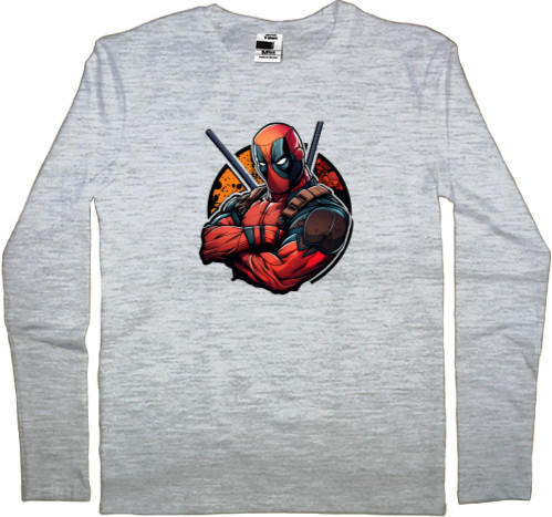 Kids' Longsleeve Shirt - Classic Deadpool - Mfest