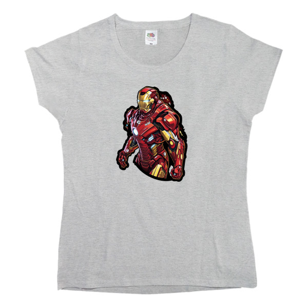 Women's T-shirt Fruit of the loom - Iron Man Mark III - Mfest