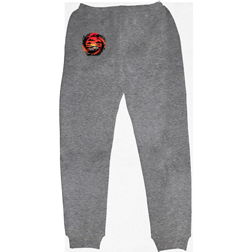 Men's Sweatpants - Ferrari at sunset - Mfest