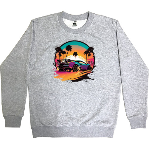 Kids' Premium Sweatshirt - Lamborghini Synthwave - Mfest