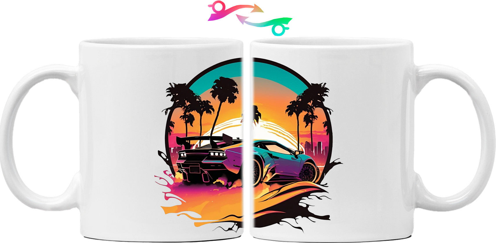 Mug - Lamborghini Synthwave - Mfest