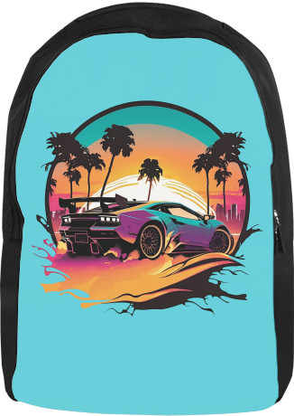 Backpack 3D - Lamborghini Synthwave - Mfest