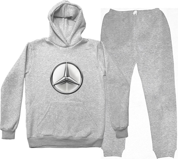 Костюм спортивный Мужской - Mercedes Benz Logo Metallic - Mfest