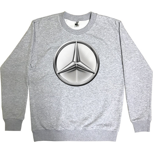 Kids' Premium Sweatshirt - Mercedes Benz Logo Metallic - Mfest